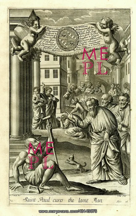 : St Paul cures the lame man : St Paul cures the lame man