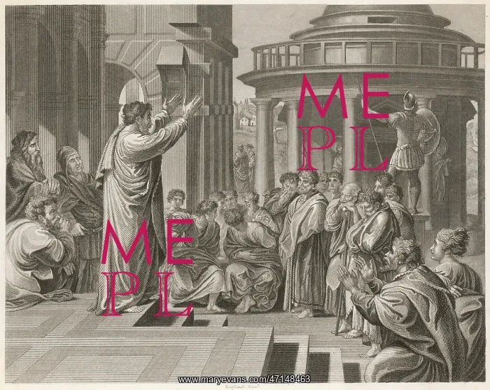 : St Paul preaching at Athens : St Paul preaching at Athens