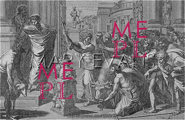 : St Paul and the sacrifice at Lystra : St Paul and the sacrifice at Lystra
