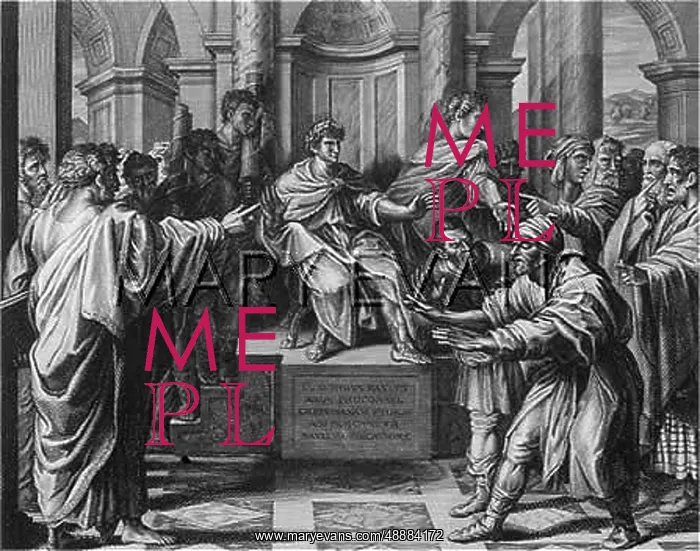 : St Paul strikes Elymas blind : St Paul strikes Elymas blind