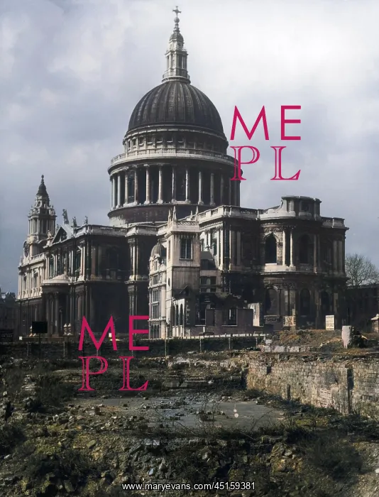 : ST. PAUL'S AFTER BLITZ : ST. PAUL'S AFTER BLITZ