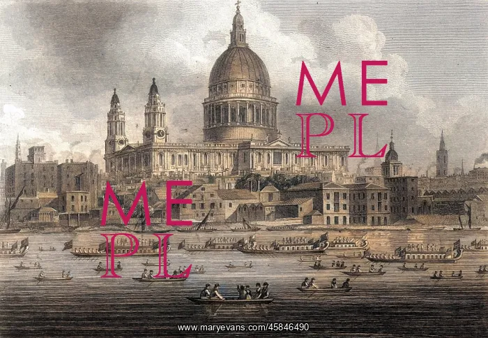 : ST PAUL'S CATHEDRAL 1804 : ST PAUL'S CATHEDRAL 1804