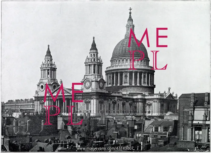 : St. Paul's Cathedral, London 1896 : St. Paul's Cathedral, London 1896