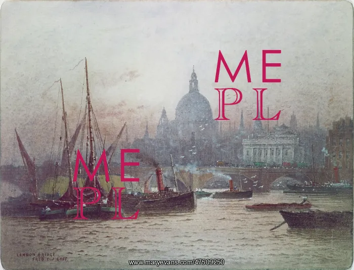 : St Paul's Cathedral from the River : St Paul's Cathedral from the River