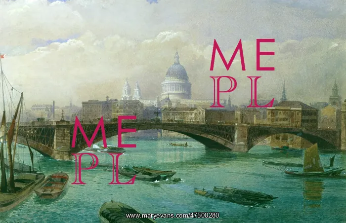 : St Pauls beyond Southwark Bridge : St Pauls beyond Southwark Bridge