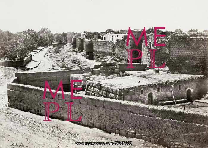 : St Paul's Wall Daamascus, Syria. Francis Frith, 1857 : St Paul's Wall Daamascus, Syria. Francis Frith, 1857