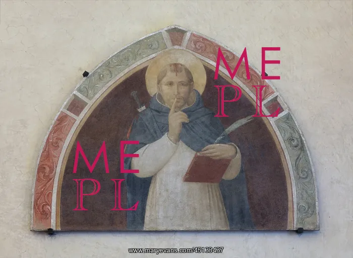 : St Peter Martyr, Museo di San Marco, in Florence, Italy : St Peter Martyr, Museo di San Marco, in Florence, Italy