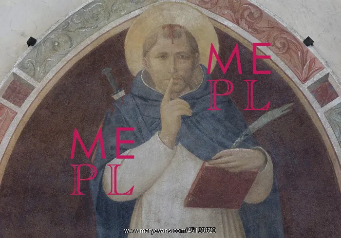 : St Peter Martyr, Museo di San Marco, in Florence, Italy : St Peter Martyr, Museo di San Marco, in Florence, Italy
