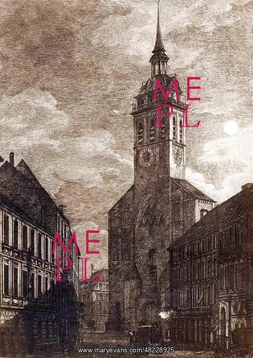 : St. Peter in Munich, 1870 : St. Peter in Munich, 1870