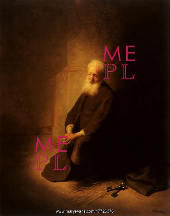  : St Peter Repenting, after Rembrandt