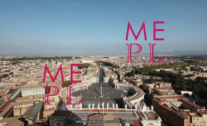: St Peter's Square, Rome, Italy : St Peter's Square, Rome, Italy