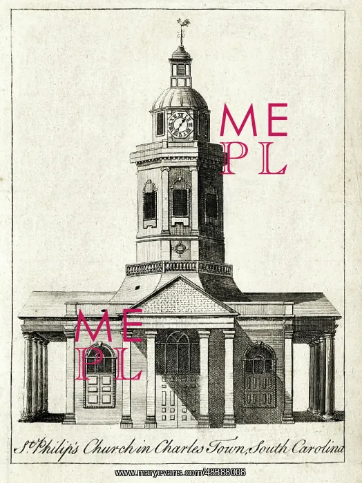 : St Philip's Church, Charleston, South Carolina, USA : St Philip's Church, Charleston, South Carolina, USA