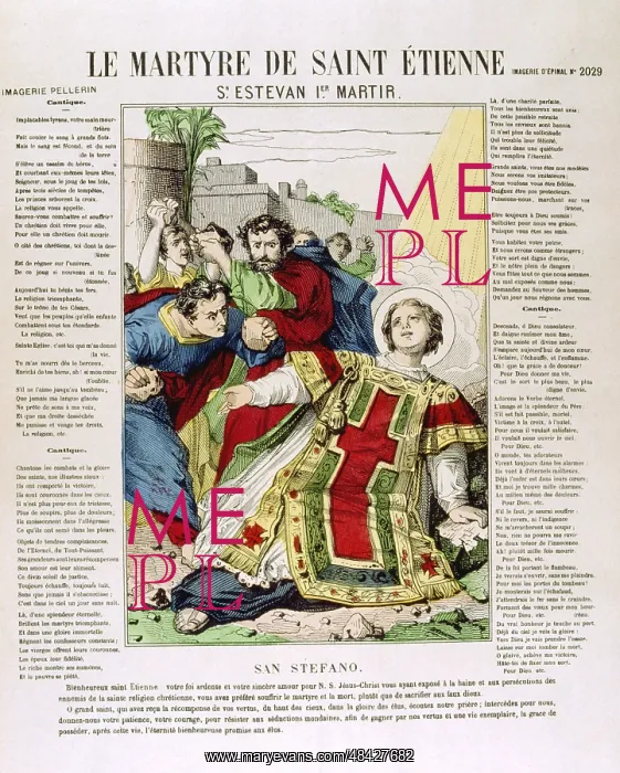 : St Stephen - first Christian martyr. Found guilty : St Stephen - first Christian martyr. Found guilty