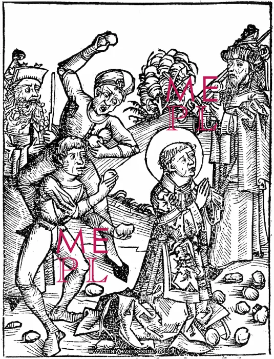 : St Stephen, first Christian martyr: Found guilty : St Stephen, first Christian martyr: Found guilty