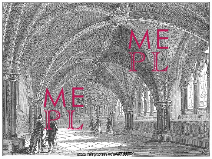 : St Stephen's crypt, Westminster, London : St Stephen's crypt, Westminster, London