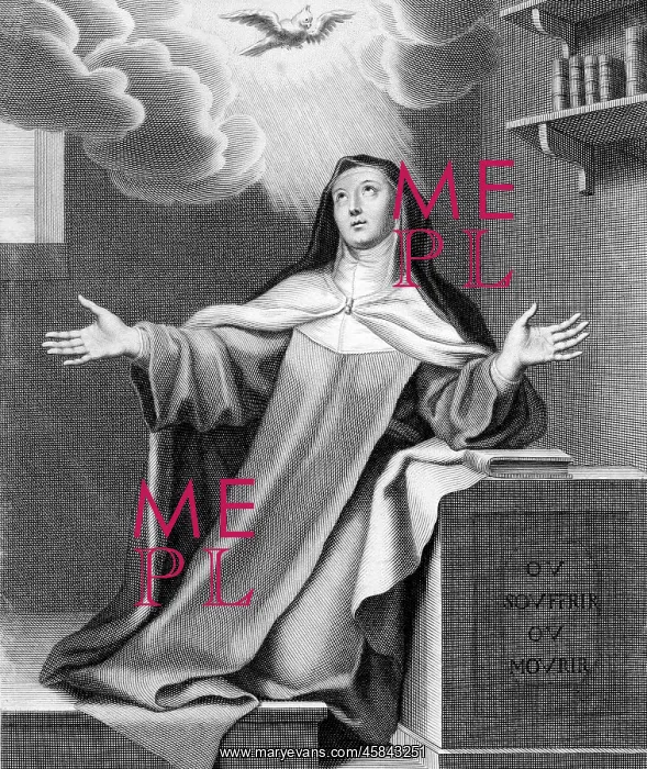 : St Teresa of Avila as supplicant : St Teresa of Avila as supplicant