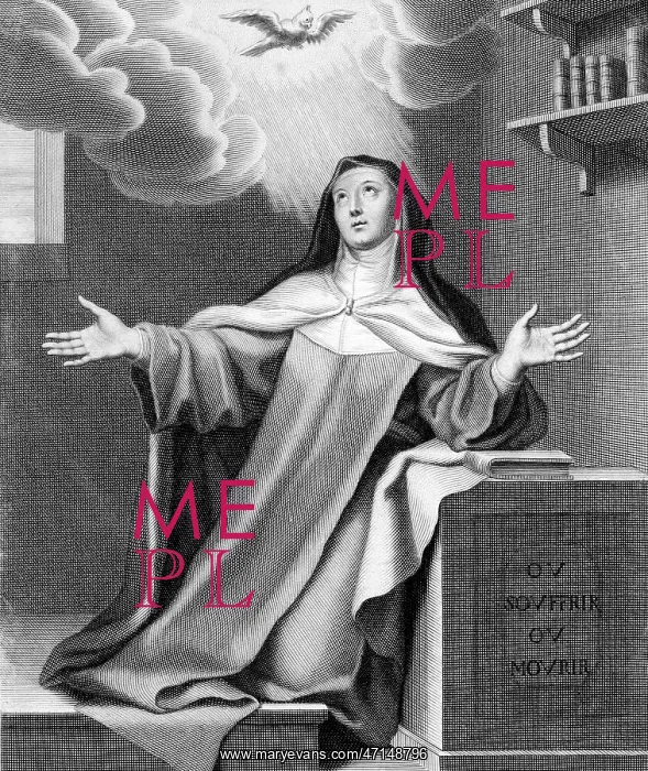 : St Teresa of Avila as supplicant : St Teresa of Avila as supplicant