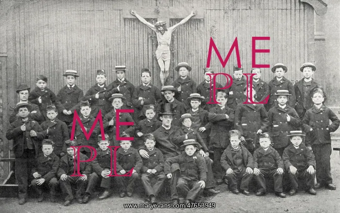 : St Vincent's Catholic Boys Home, Paddington, with Father Do : St Vincent's Catholic Boys Home, Paddington, with Father Do