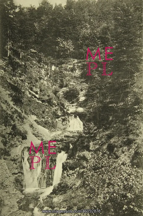 : St. Wolfgang. Dietelbach Wilderness. Lower waterfalls : St. Wolfgang. Dietelbach Wilderness. Lower waterfalls