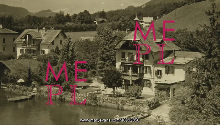 : St. Wolfgang. House Gastberger. View of two : St. Wolfgang. House Gastberger. View of two