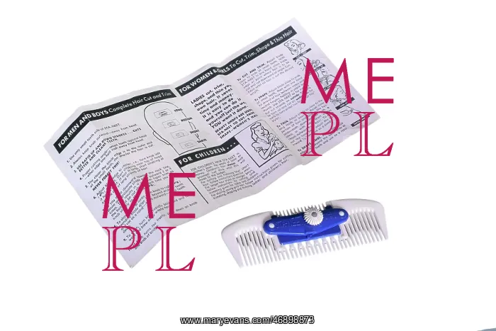 : Sta-Neet razor comb with instructions : Sta-Neet razor comb with instructions