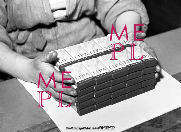 : Stack of cigarettes : Stack of cigarettes