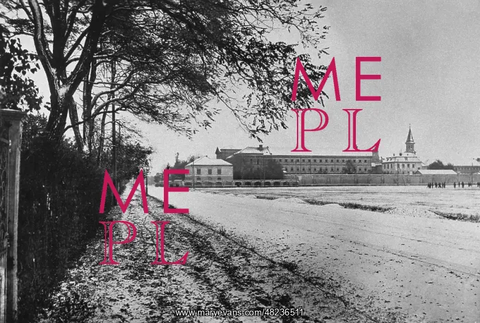 : The Stadelheim prison in Munich, around 1920 : The Stadelheim prison in Munich, around 1920