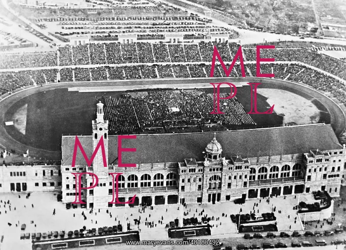 : Stadium in Barcelona, 1936 : Stadium in Barcelona, 1936