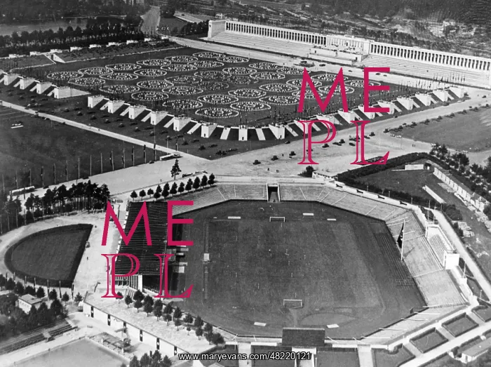 : The Staedtisches Stadion and the Zeppelin Field in Nurem : The Staedtisches Stadion and the Zeppelin Field in Nurem
