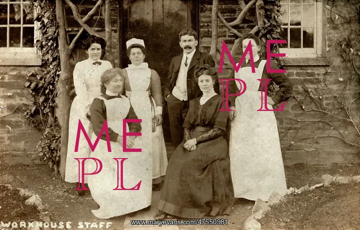 : Staff at Launceston Union Workhouse, Cornwall : Staff at Launceston Union Workhouse, Cornwall