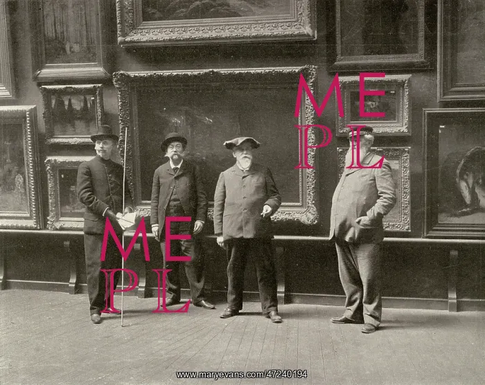 : Staff at Paris Salon, 1902 : Staff at Paris Salon, 1902
