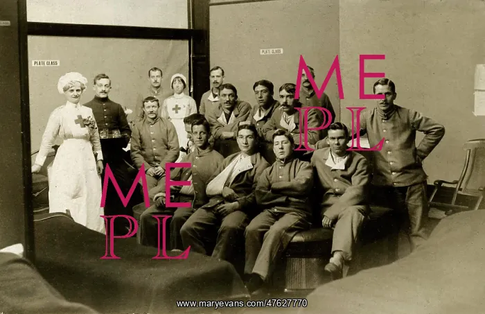 : Staff & patients in C Ward : Staff & patients in C Ward