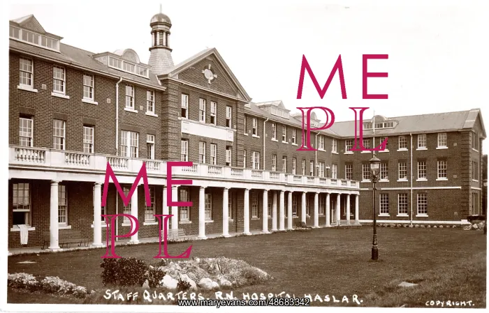 : Staff Quarters at Haslar Hospital : Staff Quarters at Haslar Hospital