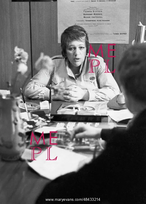 : Stage director Galina Volchek, 1981 : Stage director Galina Volchek, 1981