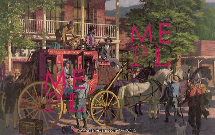 : Stagecoach Arrival : Stagecoach Arrival