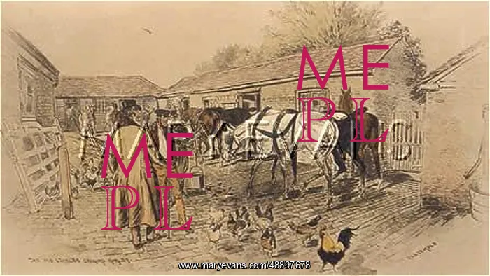 : STAGECOACH / HORSES C1840S : STAGECOACH / HORSES C1840S