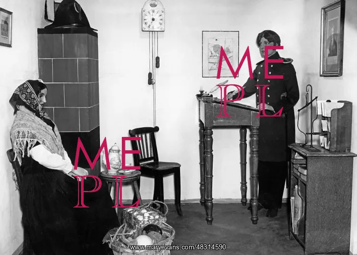 : Staged office, 1860 : Staged office, 1860
