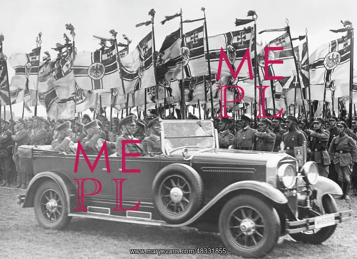 : Stahlhelm roll call in Berlin, 1932 : Stahlhelm roll call in Berlin, 1932