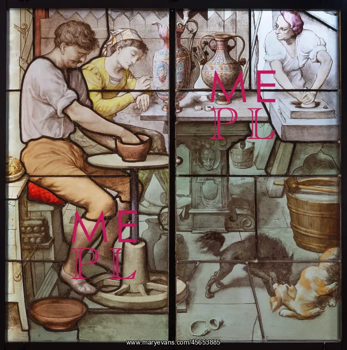 : Stained glass, Cite du Vitrail, Hotel-Dieu-Le-Comte, Troyes : Stained glass, Cite du Vitrail, Hotel-Dieu-Le-Comte, Troyes