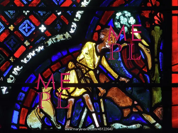 : Stained glass window, Ambulatory, Bourges Cathedral : Stained glass window, Ambulatory, Bourges Cathedral