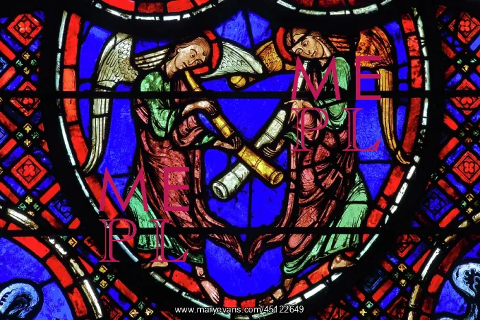 : Stained glass window, Ambulatory, Bourges Cathedral : Stained glass window, Ambulatory, Bourges Cathedral