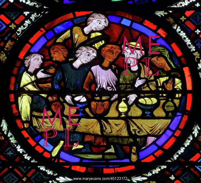 : Stained glass window, Ambulatory, Bourges Cathedral : Stained glass window, Ambulatory, Bourges Cathedral