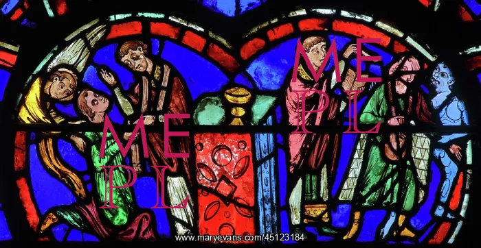: Stained glass window, Ambulatory, Bourges Cathedral : Stained glass window, Ambulatory, Bourges Cathedral