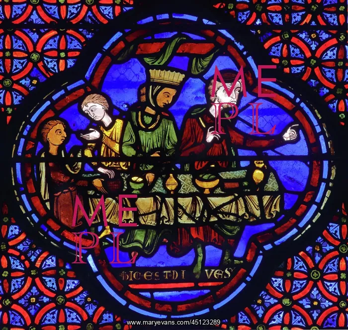 : Stained glass window, Ambulatory, Bourges Cathedral : Stained glass window, Ambulatory, Bourges Cathedral