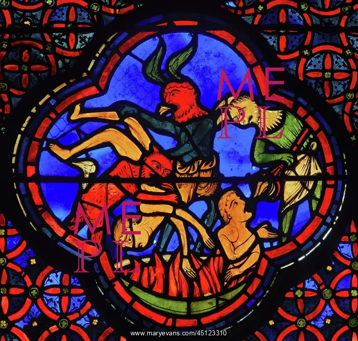 : Stained glass window, Ambulatory, Bourges Cathedral : Stained glass window, Ambulatory, Bourges Cathedral