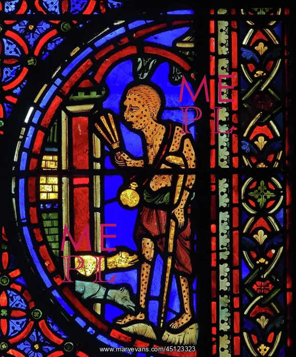 : Stained glass window, Ambulatory, Bourges Cathedral : Stained glass window, Ambulatory, Bourges Cathedral