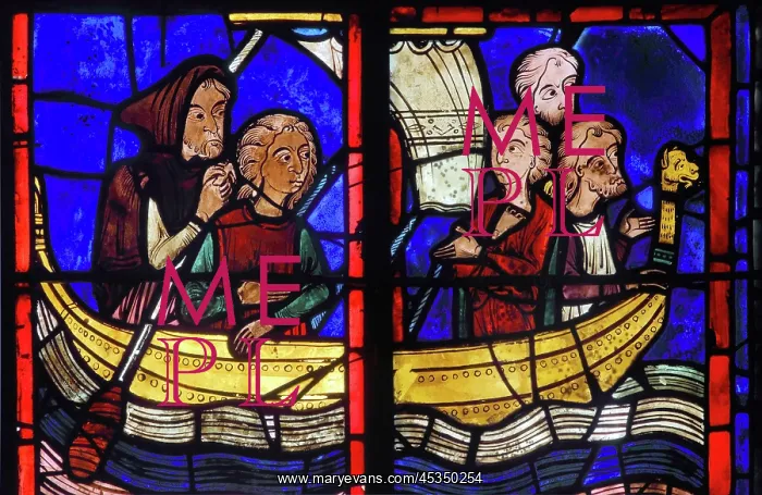 : Stained glass window, Ambulatory, Bourges Cathedral : Stained glass window, Ambulatory, Bourges Cathedral