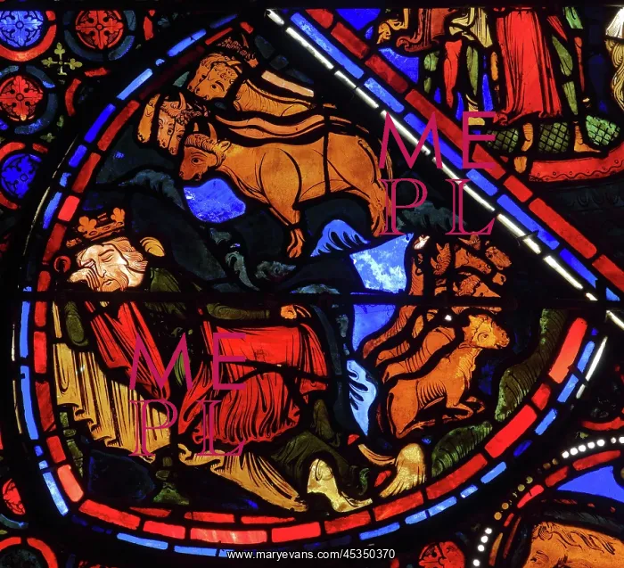 : Stained glass window, Ambulatory, Bourges Cathedral : Stained glass window, Ambulatory, Bourges Cathedral