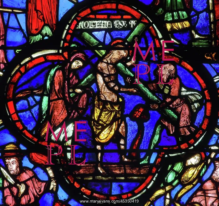: Stained glass window, Ambulatory, Bourges Cathedral : Stained glass window, Ambulatory, Bourges Cathedral