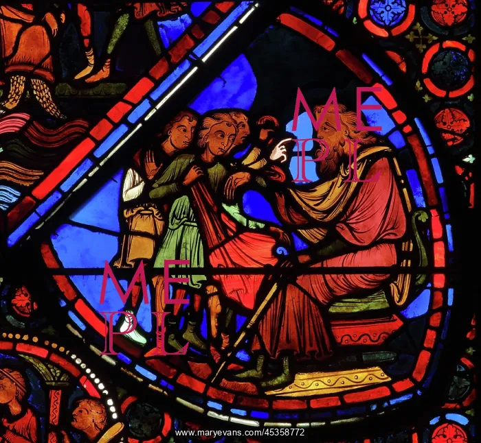 : Stained glass window, Ambulatory, Bourges Cathedral : Stained glass window, Ambulatory, Bourges Cathedral